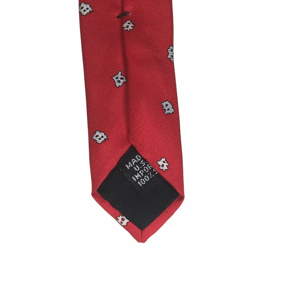Save The Children Men's‎ Tie 100% Silk Made In USA Winter Skating Novelty